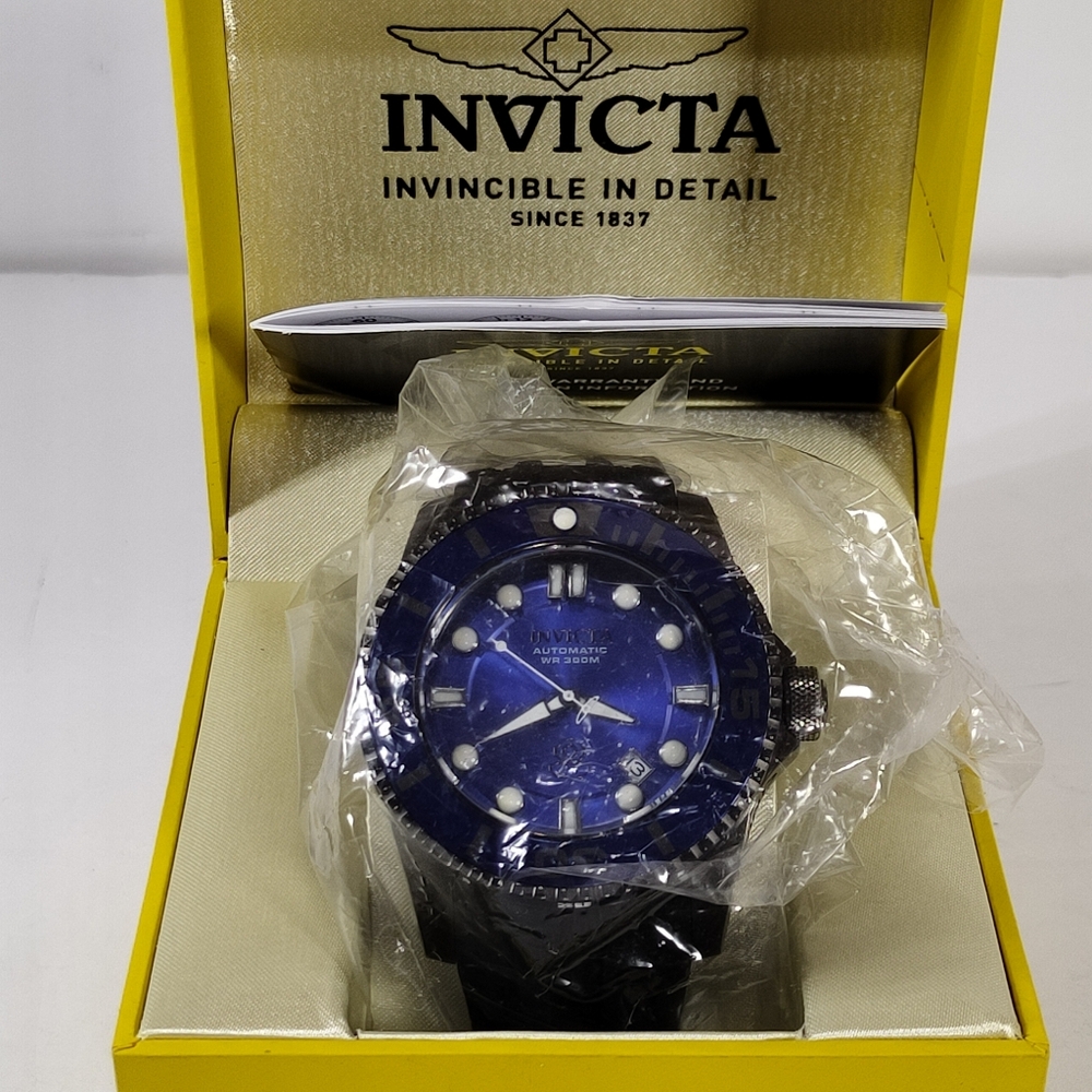Invicta 47mm Blue/ Black Grand Diver Watch - Picture 2 of 11
